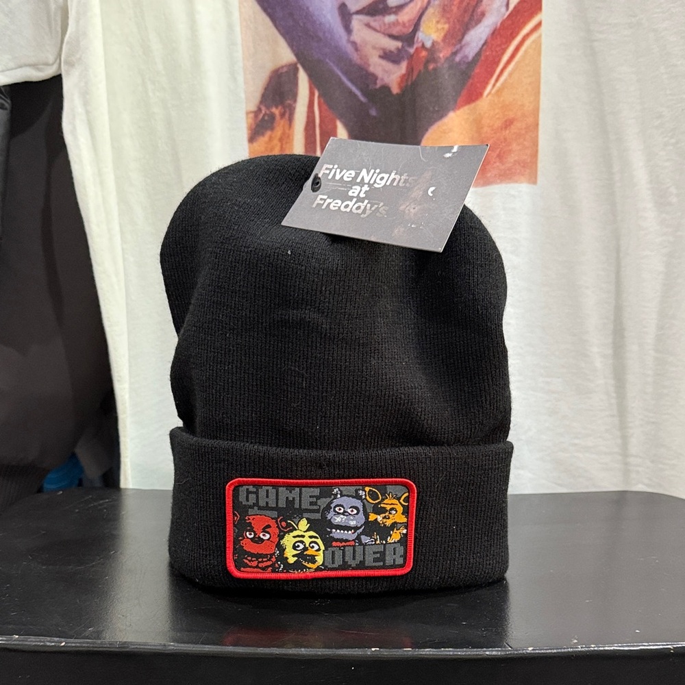 Five Nights at Freddy's Black Beanie - SZ 0S